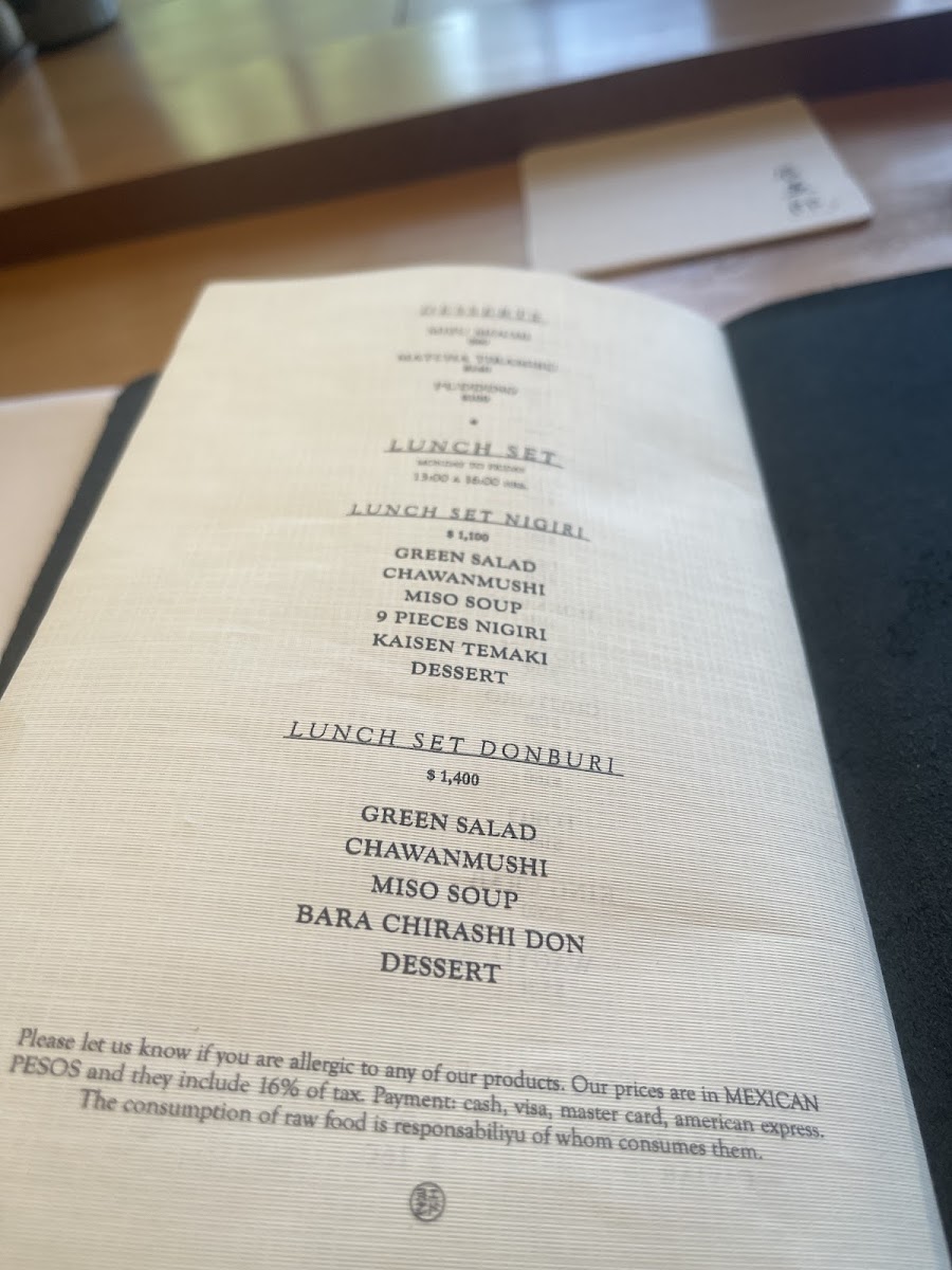 Menu Sushi Tatsugoro-1